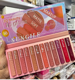 SUNGILE Velvet Matte Lip Gloss Waterproof in 12 Color