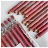 Flormar Lip Pencil Lipliner Waterproof Different Shades Long-lasting Pack of 6